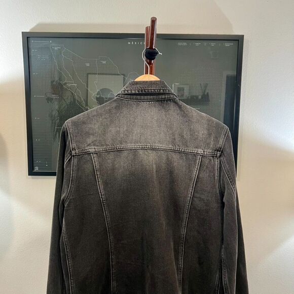 Frame - Denim Trucker Jacket (#LHJK252) - Black Bridge - Picture 6 of 6